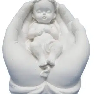 Ange dans des mains - 7,8 x 8,3cm