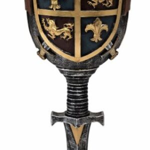 Calice : Templier avec lion & lys - 19,2cm