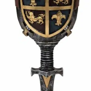 Calice : Templier avec lion & lys - 19,2cm