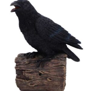 Le cri du corbeau (avec détecteur de mouvement) - 18 cm