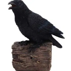 Le cri du corbeau (avec détecteur de mouvement) - 18 cm