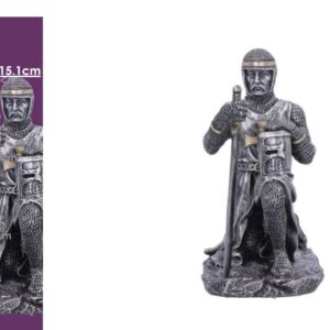 Chevalier médiéval prêtant serment - 15,1 cm