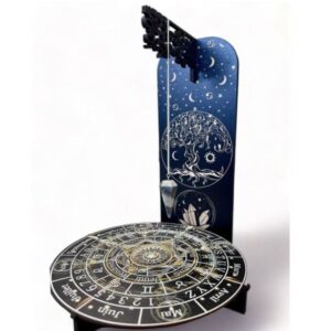 Planche de divination : Étoile divine (bois) - 28cm
