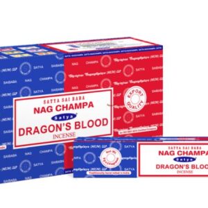 Encens Satya Nag Champa et Sang de Dragon 16g