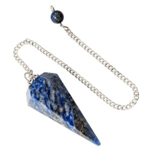 Pendule Lapis Lazuli Conique 6 faces