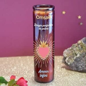Bougie de prière Amour infini Omsaé