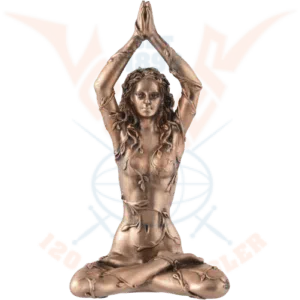 Esprit de la Terre Gaia dans le lotus - statuette - 9cm