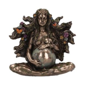 Gaia mère de toute vie avec fleurs - 18cm