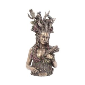 Buste Gaia Terre Mère "bronze" - 26cm