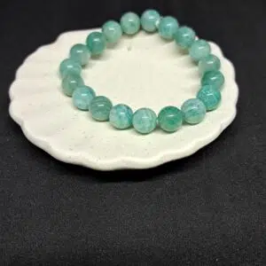Bracelet pers d'Amazonite (AA) - 10mm