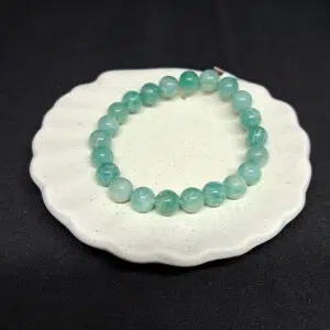 Bracelet perles d'Amazonite (qualité AA) - 8mm