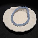 Bracelet perles Angélite - 6mm