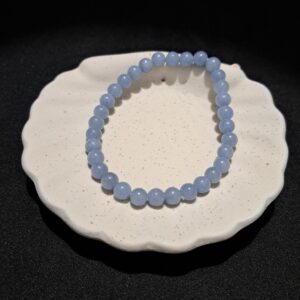 Bracelet perles Angélite - 6mm
