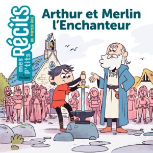 Arthur et Merlin l'enchanteur.
