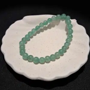 Bracelet perles Aventurine verte - 6mm