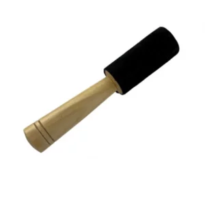 Bâton pour bol chantant (bois & daim) - 15 cm.