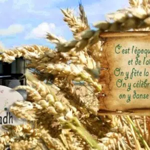 Présentation bougie Lughnasadh.