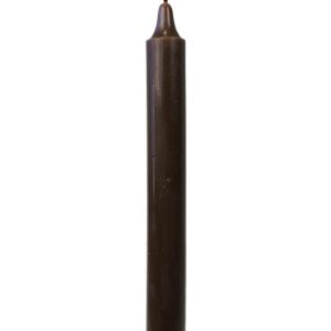 Bougie marron teintée dans la masse