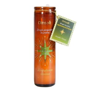 Bougie de prière : Abondance étoilée - Omsaé.