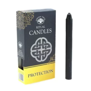 Bougies rituelles : Protection (lot de 10).