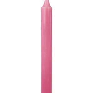 Bougie rose pâle teintée dans la masse.