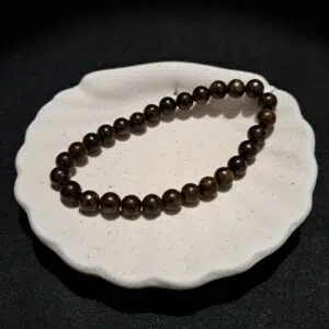 Bracelet perles Bronzite - 6mm