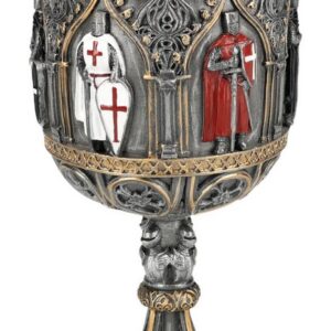 Calice : Chevaliers Templiers - 18cm