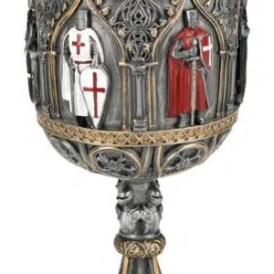 Calice : Chevaliers Templiers - 18cm