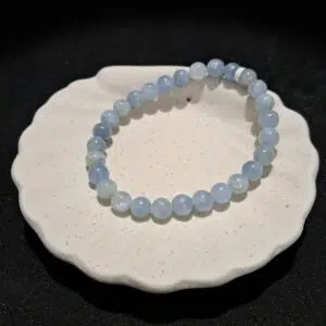 Bracelet perles Célestine (qualité AA) - 6mm