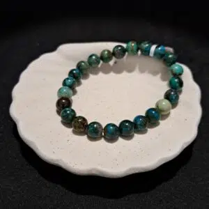 Bracelet Chrysocolle (qualité AA) - 8mm