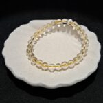 Bracelet perles Citrine naturelle - 6mm