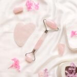 Coffret massage quartz rose.