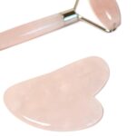 Coffret massage quartz rose.