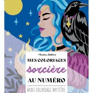 Livre : Mes coloriages sorcière au numéro.