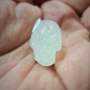 Crâne de cristal de roche.