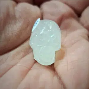 Crâne de cristal de roche.