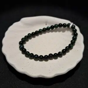 Bracelet perles Émeraude - 6mm