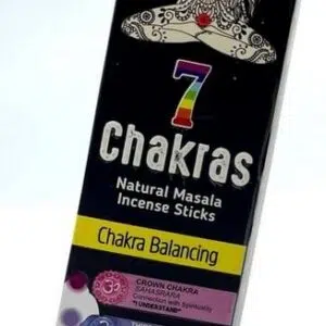 Boîte d'encens 7 Chakras noir Tribal Soul.