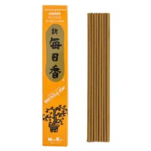 Boîte d'encens japonais ambre Morning Star.