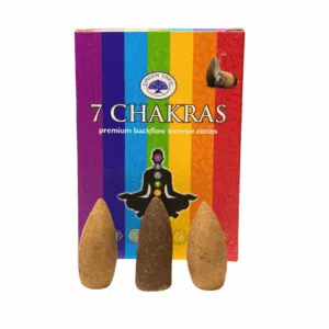 Encens en cônes 'backflow' : 7 Chakras - Green Tree