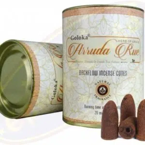 Boîte d'encens backflow arruda rue Goloka.