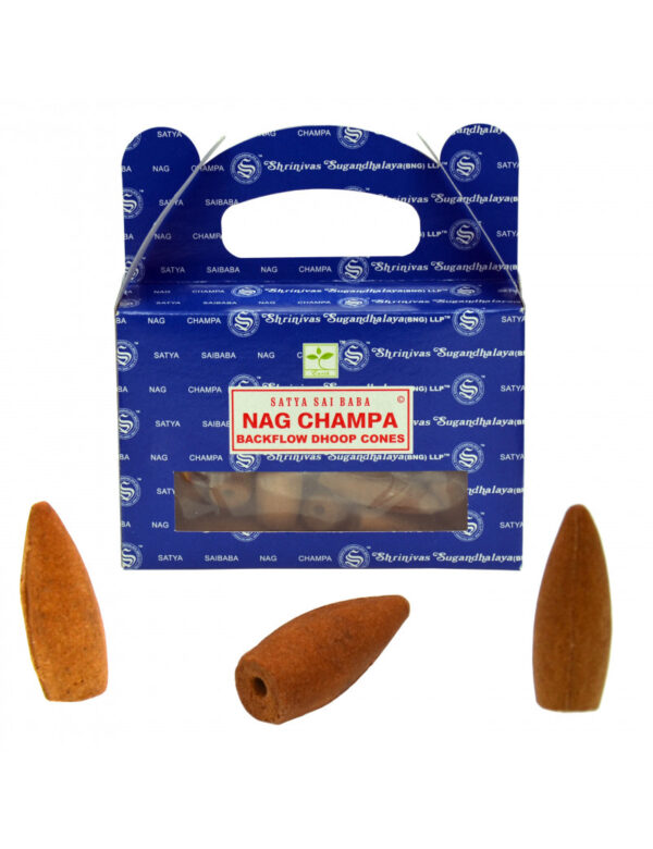 Boîte d'encens backflow Nag Champa - Satya.