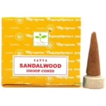 Boîte d'encens en cônes Sandalwood - Satya.
