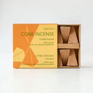 Boîte d'encens en cônes frankincese - Maroma.