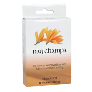 Boîte d'encens en cônes Nag Champa - Elements.