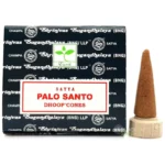 Boîte d'encens en cônes Palo Santo - Satya.