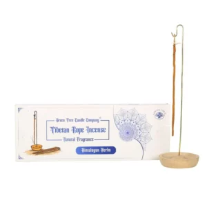 Boîte d'encens tibétain avec porte encens Himalaya.