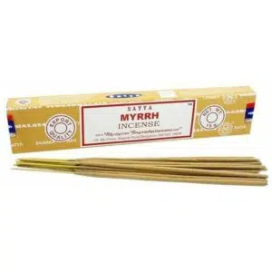 Boîte d'encens Myrrh Satya.