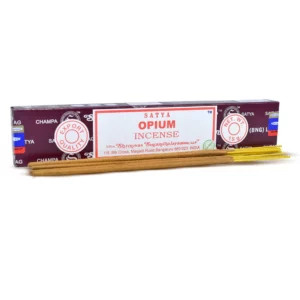Boîte d'encens Opium Satya.
