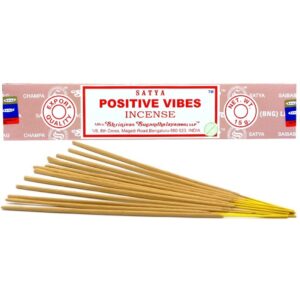 Boîte d'encens Positive Vibes Satya.
